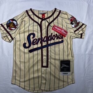 Senadores Kids Jersey - Cream and Blue